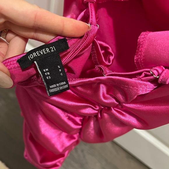 Satin Backless Mini Dress - Picture 6 of 7